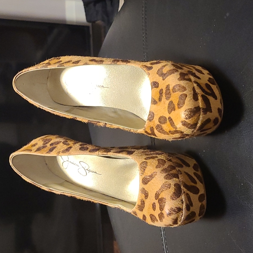 Leopard platform heels - Picture 2 of 8